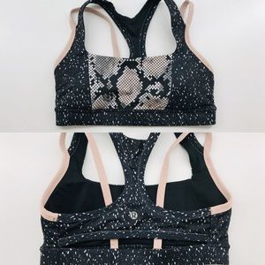 Size 6 rare Lululemon energy bra